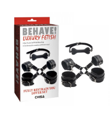 Набор БДСМ 4 предмета Behave Luxury Fetish Fully Restrain You Lover Se Chisa