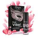 Жидкий вибратор Orgie - Dual Vibe! Strawberry Gin & Tonic Kissable Liquid Vibrator (15 мл)