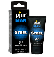 Гель для пениса стимулирующий pjur MAN Steel Gel 50 ml с экстрактом паприки и ментолом