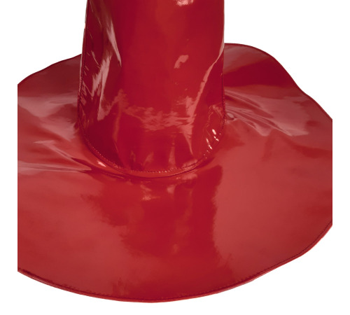 Шляпа ведьмы винил красный