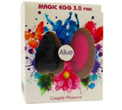 Віброяйце Alive Magic Egg 3.0 Pink із пультом ДУ