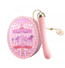 Вибратор для точки G с подключением к телефону ZALO Momoko Strawberry Pink