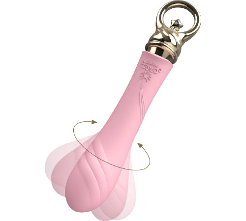 Вібратор для точки G із підігрівом Zalo Sweet Magic - Courage Fairy Pink