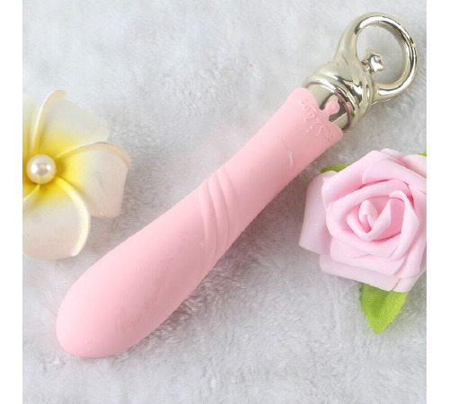 Вібратор для точки G із підігрівом Zalo Sweet Magic - Courage Fairy Pink