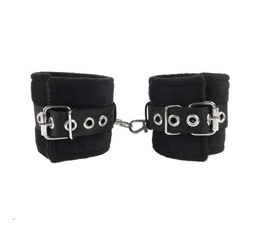 Наручники BDSM NeDlyaSkuki Soft Touch Hard Black