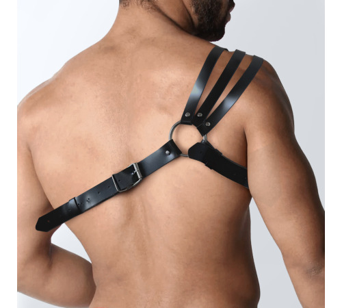 Чоловіча портупея, розмір L-2XL, натуральна шкіра