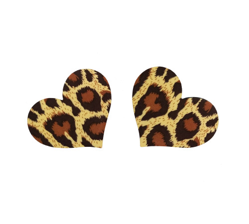 Пестіси для сосків Леопардові Серце