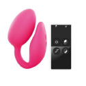 Виброяйцо с клиторальной стимуляцией Love To Love Wonderlove с пультом ДУ, можно под одежду
