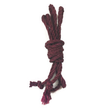 Веревка для Шибари 2 м Бургунд