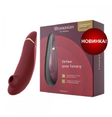 Вакуумный клиторальный стимулятор Womanizer Premium 2 Bordeux