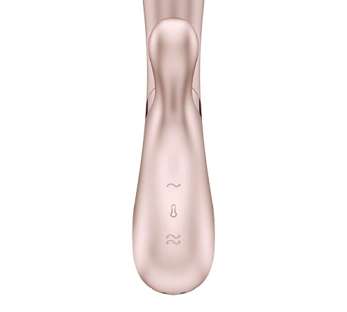 Вібратор-кролик із підігрівом Satisfyer Hot Lover Silver