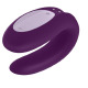 Смарт-вибратор для пар Satisfyer Double Joy Violet с широким клиторальным стимулятором