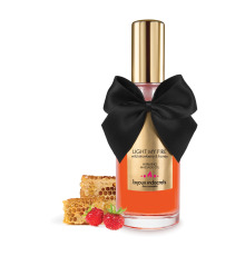 Разогревающее масло Bijoux Indiscrets Light my Fire – Wild Strawberry&Honey