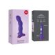 Фалоімітатор Fun Factory BOUNCER, фіолетовий, кульки всередині, ефект вібрації, діаметр 3,9 см