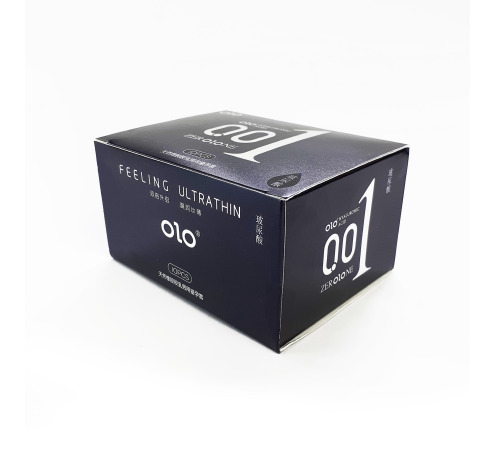 Презервативы Double Benefit 0.01 Passionate factor, Черные 10 шт