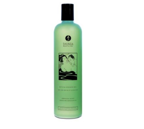 Гель для душа Shunga Shower Gel - Sensual Mint (500 мл) с растительными маслами и витамином Е
