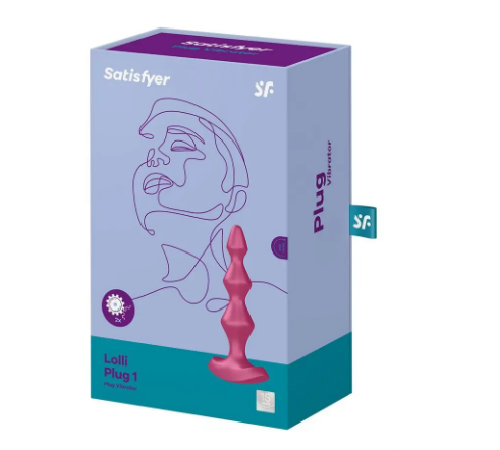 Анальна пробка із вібрацією Satisfyer Lolli-Plug 1 Berry