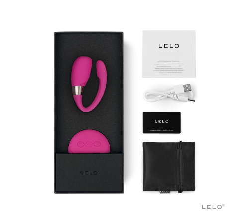 Вибратор для пар LELO Tiani 3 Cerise, 2 мотора, пульт ДУ