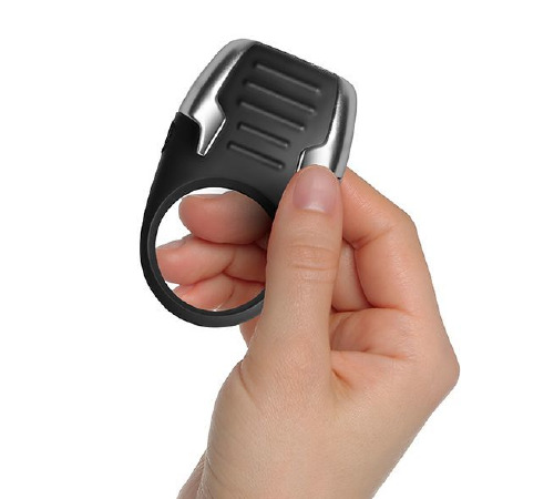 Стильное эрекционное виброкольцо Rocks Off Xerus C Ring, магнитная зарядка, до 3-х часов работы