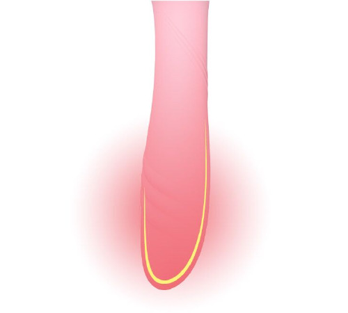 Пульсатор с подогревом Zalo Sweet Magic - Desire Fairy Pink, турбо режим