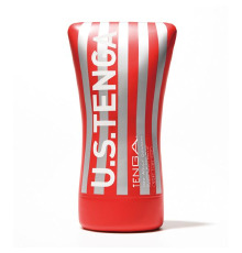 Мастурбатор Tenga US Soft Tube Cup (мягкая подушечка большая) сдавливаемый, супермощное всасывание
