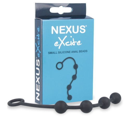 Анальные шарики Nexus Excite Small Anal Beads, силикон, макс. диаметр 2см