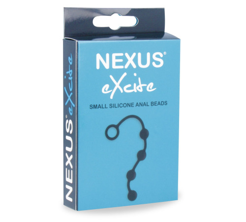 Анальные шарики Nexus Excite Small Anal Beads, силикон, макс. диаметр 2см