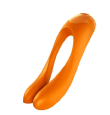 Універсальний міні вібратор Satisfyer Candy Cane ORANGE