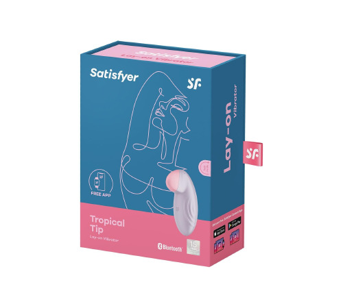 Смарт-вібратор для клітора Satisfyer Tropical Tip Light Lilac