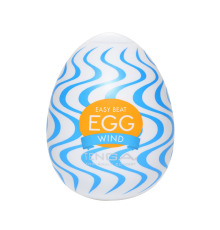 Мастурбатор-яйцо Tenga Egg Wind с зигзагообразным рельефом