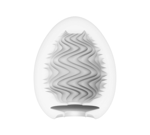 Мастурбатор-яйцо Tenga Egg Wind с зигзагообразным рельефом