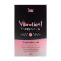 Жидкий вибратор Intt Vibration Bubble Gum (15 мл), густой гель, очень вкусный, действует до 30 минут