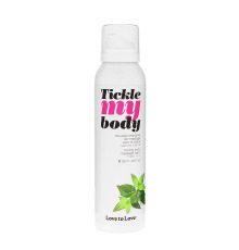 Массажная пена Love To Love TICKLE MY BODY Fresh Mint (150 мл) увлажняющая