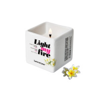 Массажная свеча Love To Love LIGHT MY FIRE Monoi (80 мл) без парабенов и консервантов