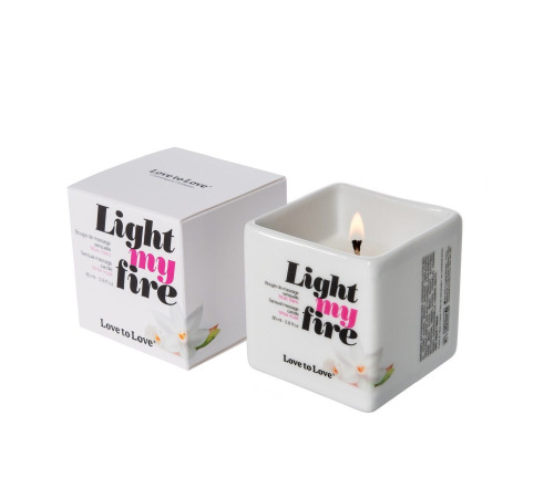 Масажна свічка Love To Love LIGHT MY FIRE Musc (80 мл) без парабенів і консервантів