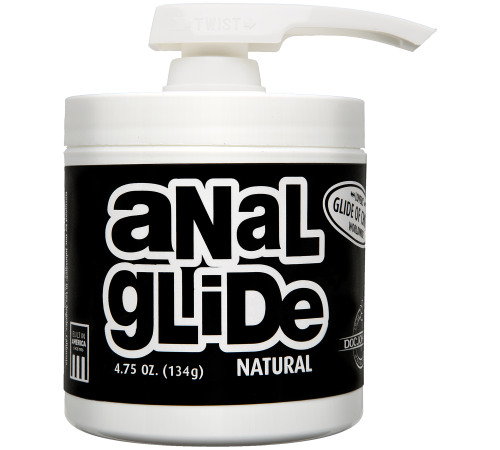 Анальна змазка на олійній основі Doc Johnson Anal Glide Natural (134 г) тривале ковзання