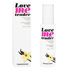 Массажное масло Love To Love - Love Me Tender, Vanille (100 мл), аромат ванили, без парабенов
