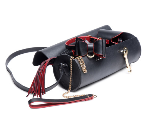 Набор БДСМ с дорожной сумкой Master Series: Bow — Luxury BDSM Set With Travel Bag, 11 предметов