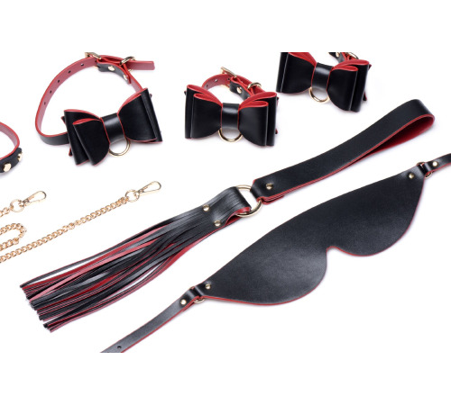 Набор БДСМ с дорожной сумкой Master Series: Bow — Luxury BDSM Set With Travel Bag, 11 предметов