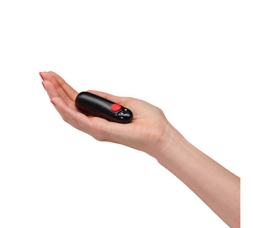 Віброкуля Fun Factory Massage BULLET, чорна, діаметр 2,5 см, 3 швидкості, 3 малюнки вібрації