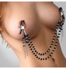 Зажимы для сосков Art of Sex - Nipple clamps Sexy Jewelry Black