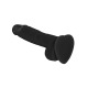 Реалістичний фалоімітатор Strap-On-Me SOFT REALISTIC DILDO Black - Size L