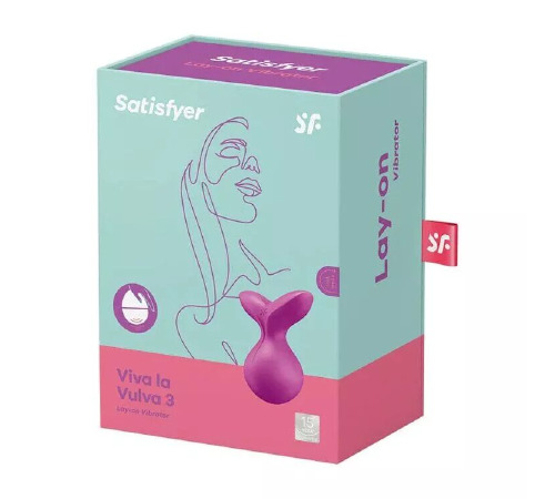 Мини-вибромассажер Satisfyer Viva la Vulva 3 Violet