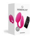 Виброяйцо с клиторальной стимуляцией Love To Love Wonderlove с пультом ДУ, можно под одежду