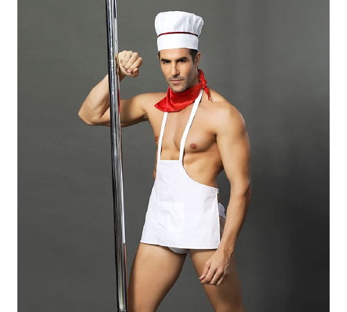 Мужской эротический костюм повара 