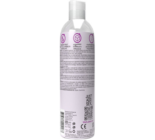 Зігрівальний лубрикант на водній основі Wet Warming Passion Fruit 4 in 1, без цукру (118 мл)