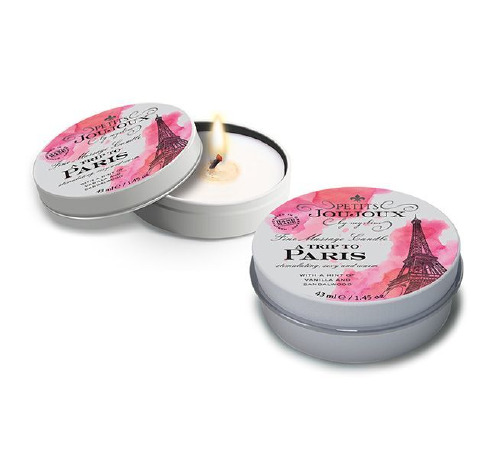 Массажная свечa Petits Joujoux - Paris - Vanilla and Sandalwood (43 мл) с афродизиаками