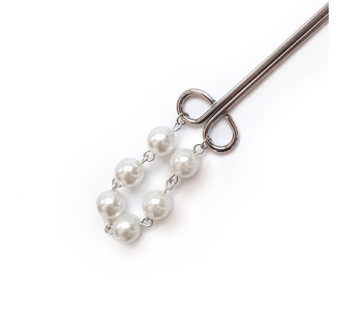 Зажим для клитора Art of Sex - Clit Clamp Royal Pearls