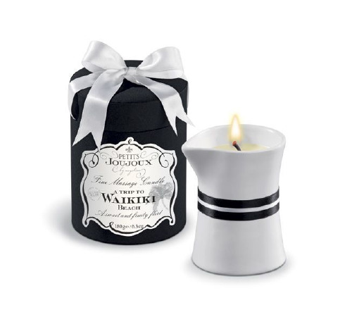 Массажная свечa Petits Joujoux - Waikiki Beach - Coconut and Pineapple (190 г) роскошная упаковка