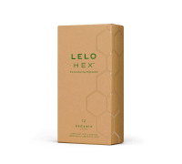 Презервативи LELO HEX Condoms Organic 12 Pack, тонкі та суперміцні
